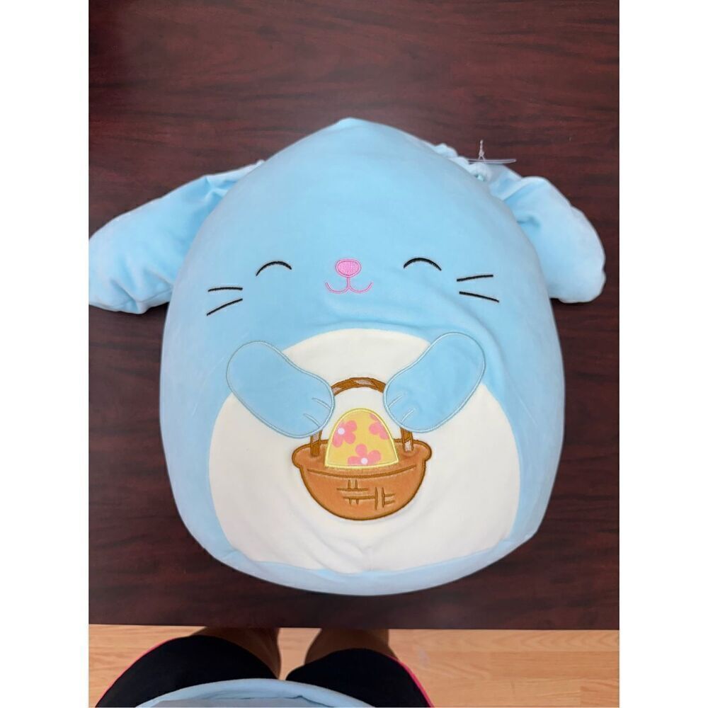 NWT Buttons Bunny with Basket 14 Inch Squishmallows Plush